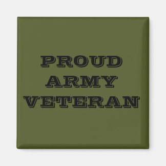Magnet Proud Army Veteran