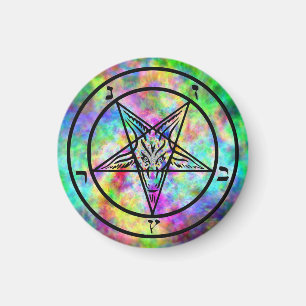 Magnet psychédélique de Baphomet