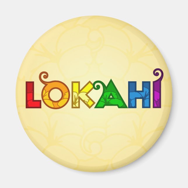 Magnet Rainbow Lokahi (Devant)