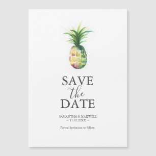 Magnet Réservez la date de mariage de destination