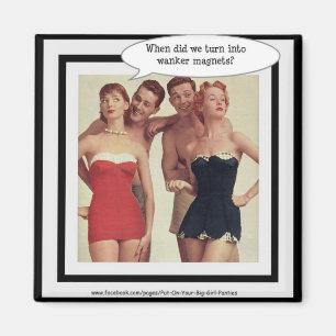 Magnet rétro 'Wanker'