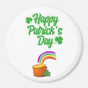 Magnet rond de la Saint-Patrick