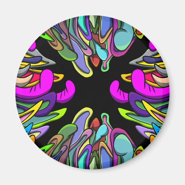 Magnet rond motif 243X2 (Devant)