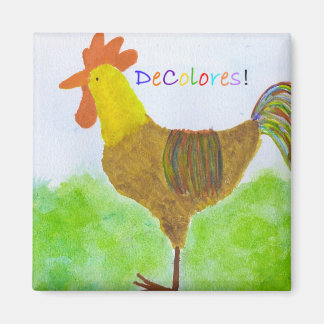 Magnet Rooster DeColores
