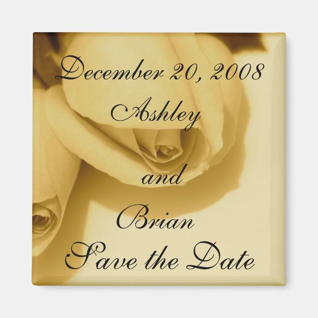 Magnet Rose de Sepia (Devant)