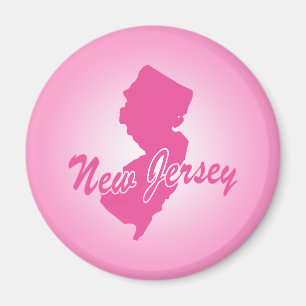 Magnet rose State New Jersey