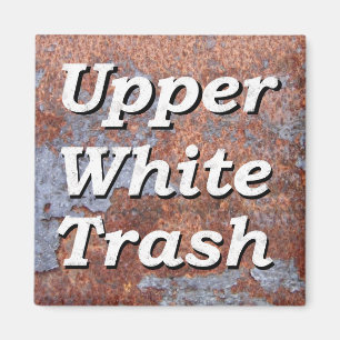 Magnet rouillé pour les ordures blanches