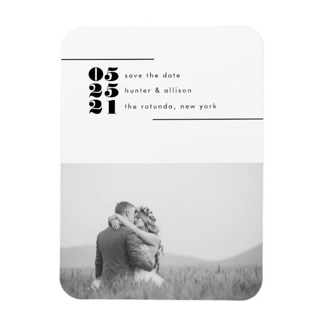 Magnet Save the Date (Vertical)