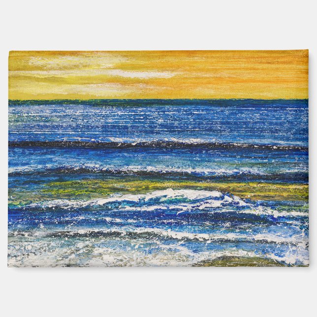 Magnet - Seaside Sunset And Sea Waves (Front)