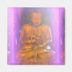 magnet serène à aurple bouddha