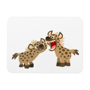 Magnet souple Hyenas Cartoon Big Teethed Cute