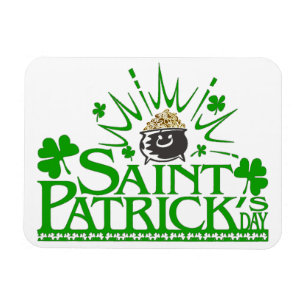Magnet souple pour pot d’or St. Patrick
