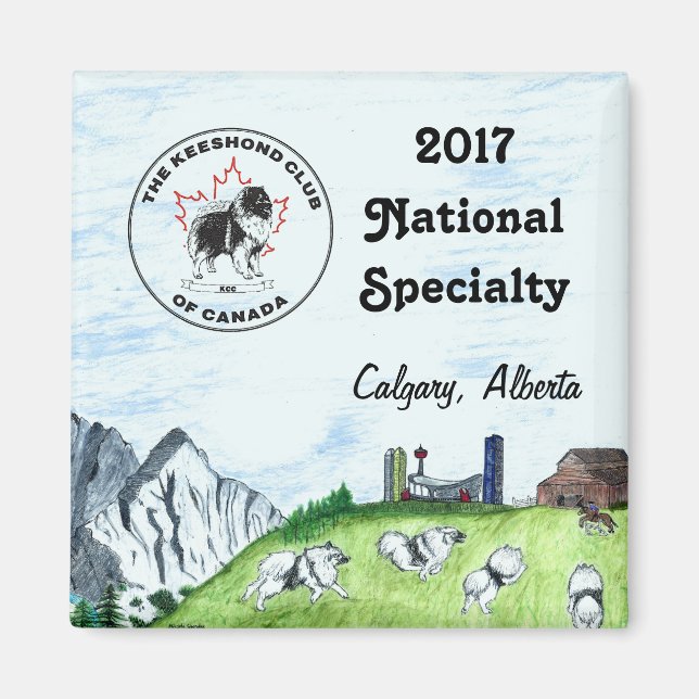 Magnet souvenir 2017 de spécialité (Devant)