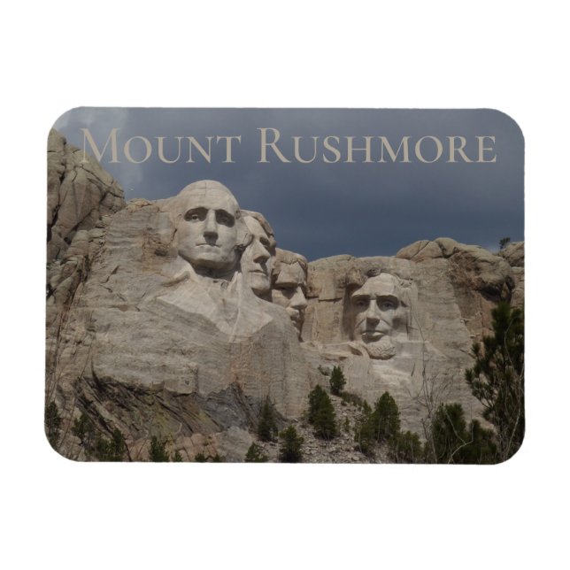 Magnet souvenir du mont Rushmore Dakota du Sud (Horizontal)