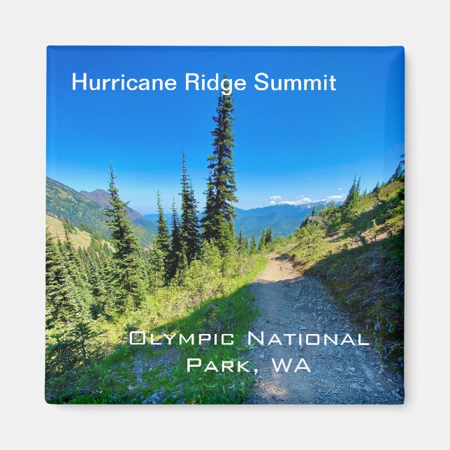 Magnet souvenir : Hurricane Ridge, Olympic Nat'l P (Devant)