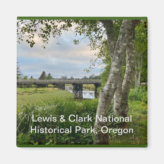 Magnet souvenir : Lewis & Clark Nat'l Historical P (Devant)