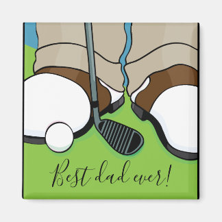 Magnet Square Best Dad Ever