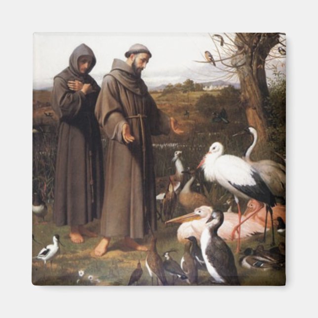 Magnet St Frances & Oiseaux (Devant)