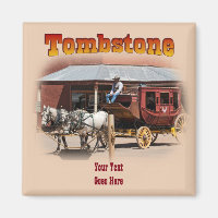 Magnet: Stagecoach Ride #1 (Square)