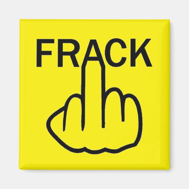 Magnet Stop Fracking (Front)