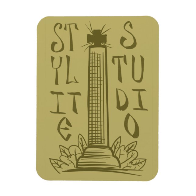 Magnet Studio de stylet Brown (Vertical)