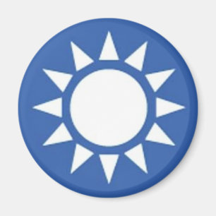 Magnet Sun blanc