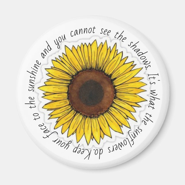 Magnet Sunflowe (Devant)