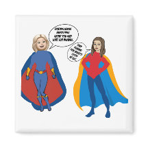 Magnet Super Friends personnalisé