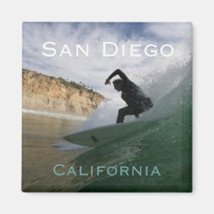 Magnet surfant de réfrigérateur de San Diego la