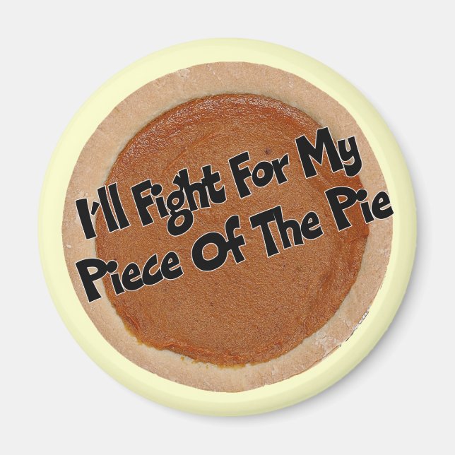 Magnet - Thanksgiving Pumpkin Pie (Front)