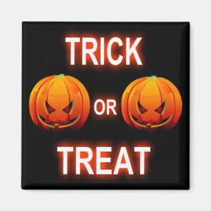 Magnet Trick Ou Treat Citrouilles