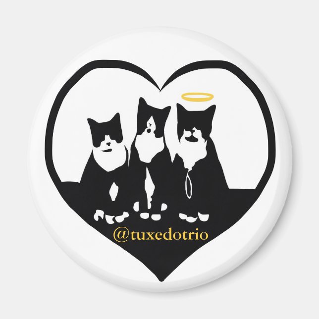 Magnet TuxedoTrio original (Devant)