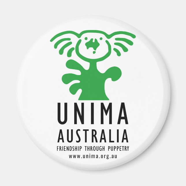 Magnet UNIMA Australie (Devant)
