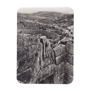Magnet Unique Antique Vue LionsGate Mycenae grec