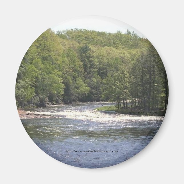 Magnet-Upper New York Trees and river Magnet (Front)