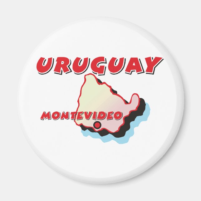 Magnet Uruguay (Devant)