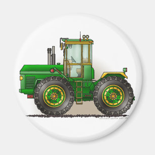 Magnet vert de tracteur de monstre