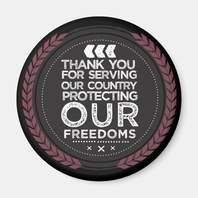 magnet vétéran (Devant)