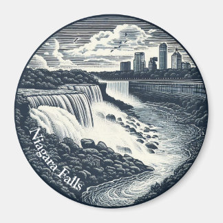 Magnet Vintage de Niagara Falls
