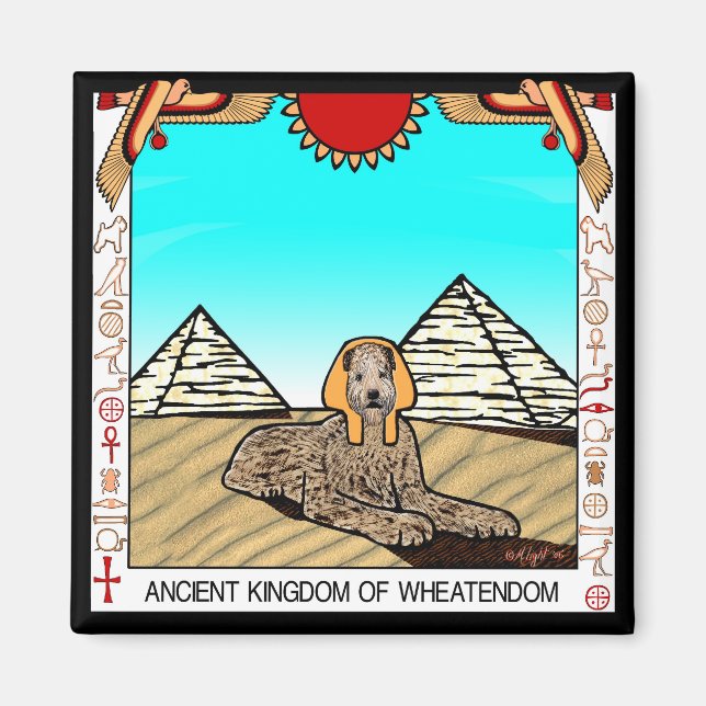 Magnet: "Wheaten Sphinx" Magnet (Front)