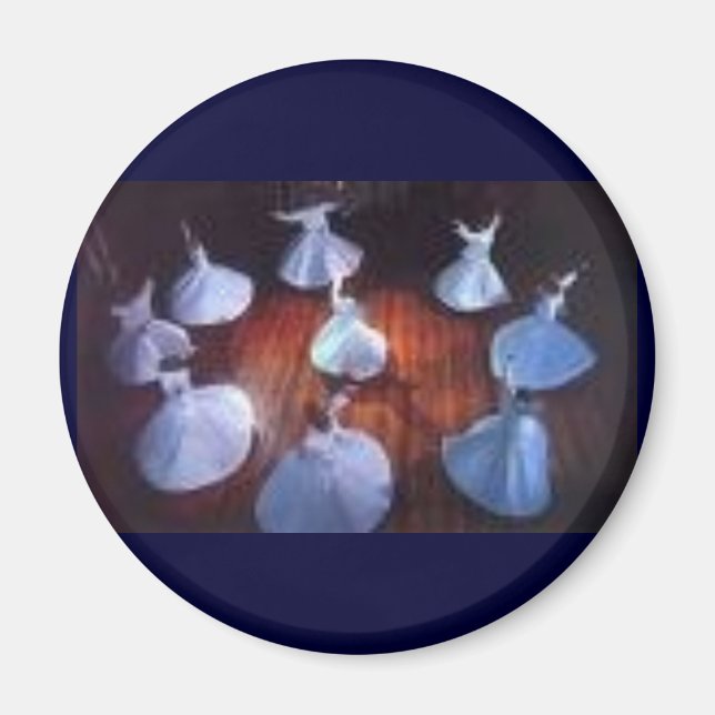 magnet whirling dervish turkish spiritual islam r (Front)