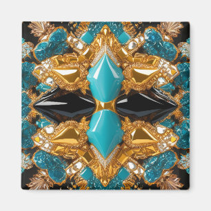 Magnet with Bahamas Colours Design
