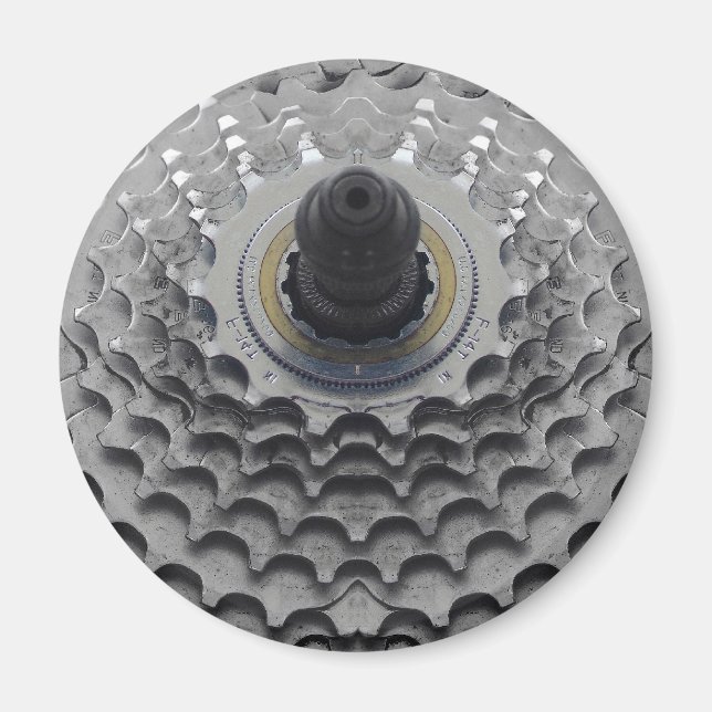 Magnet with Bike Sprocket (Front)