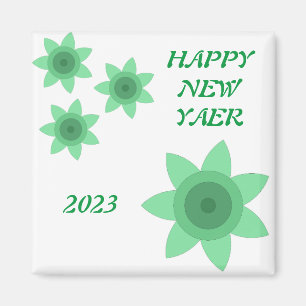 Magnet with creative art of flower