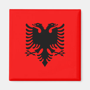 Magnet with Flag of Albania (Flamuri i Shqipërisë)