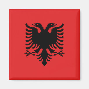 Magnet with Flag of Albania (Flamuri i Shqipërisë)