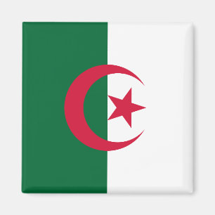 Magnet with Flag of Algeria