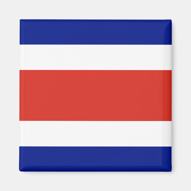 Magnet with Flag of Costa Rica (Front)