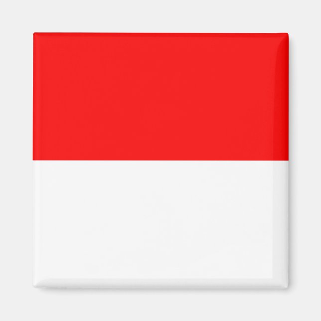 Magnet with Flag of Indonesia (Front)