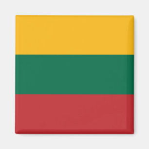 Magnet with Flag of Lithuania